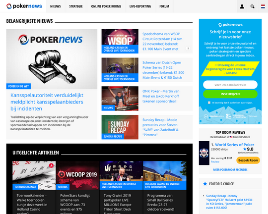 NL PokerNews Logo
